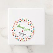 Étiquette de remerciement de Fiesta mexicaine (En situation)