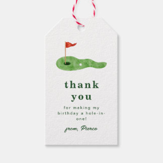 Étiquette de remerciement de golf