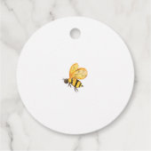 Étiquette de remerciement de mariage abeille (Dos)