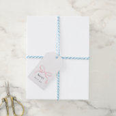 Étiquette de remerciement de mariage avec monogram (Avec de laficelle)