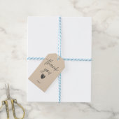 Étiquette de remerciement de mariage classique int (Avec de laficelle)