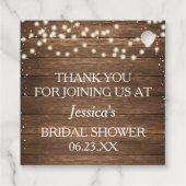 Étiquette de Remerciement de Pumpkin de Tombe Rust (Dos)