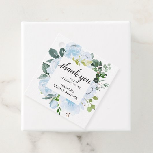 Étiquette de Remerciement Fleur Jolie pour Fête de (En situation)