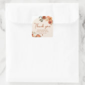 Étiquette de remerciement pour Baby Shower Bohème  (Sac)