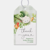 Étiquette de remerciement pour baby shower de prod (Devant)