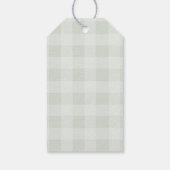 Étiquette de remerciement pour baby shower de prod (Dos)