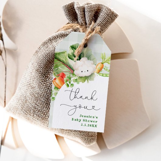 Étiquette de remerciement pour baby shower de prod