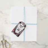 Étiquette de remerciement pour Baby Shower gothiqu (Avec de laficelle)