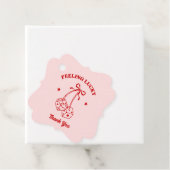 Étiquette de remerciement pour Bachelorette Feelin (En situation)