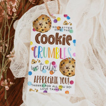 Étiquette de remerciement pour biscuits