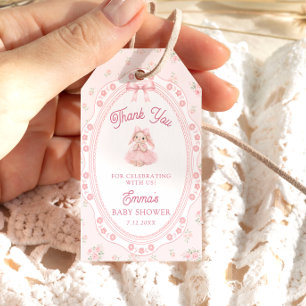 Étiquette de remerciement pour cadeau de baby show