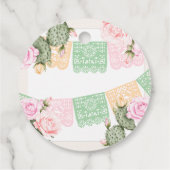 Étiquette de remerciement pour cadeau de fête (Dos)