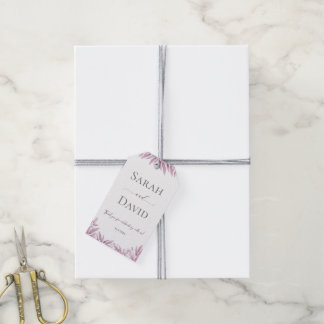 Étiquette de remerciement pour cadeau de mariage