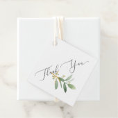 Étiquette de remerciement pour cadeau de mariage é (En situation)