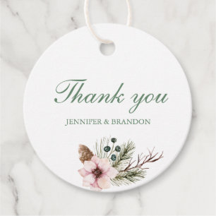 Étiquette de remerciement pour cadeau de mariage f