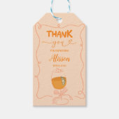 Étiquette de remerciement pour enterrement de vie  (Devant)