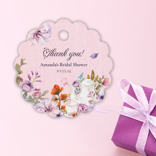 Étiquette de remerciement pour enterrement de vie 