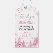 Étiquette de remerciement pour un anniversaire d'h (Devant)