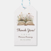 Étiquette de remerciement pour une baby shower ave (Devant)