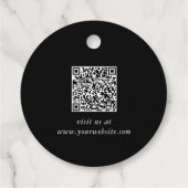Étiquette de remerciement QR Code pour Entreprise (Dos)