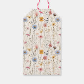Étiquette de remerciement Renard Floral pour Baby  (Dos)