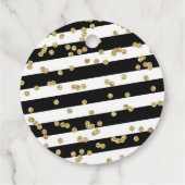 Étiquette de remerciement romantique florale rose  (Dos)