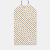Étiquette de remerciement Silver & Yellow | Modern (Dos)
