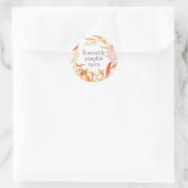 Étiquette de remplissage de l'aquarelle Citrouille (Sac)