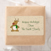 Étiquette de rennes du pays (En situation)