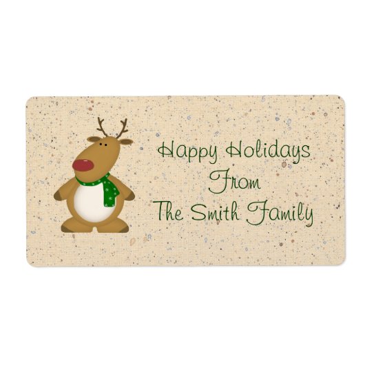 Étiquette de rennes du pays (Devant)