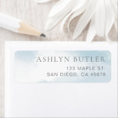 Étiquette de renvoi Clouds (En situation)