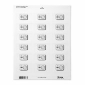 Étiquette de retour à l'expéditeur (Feuille entière)