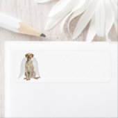 Étiquette de retour Angle du laboratoire jaune (En situation)