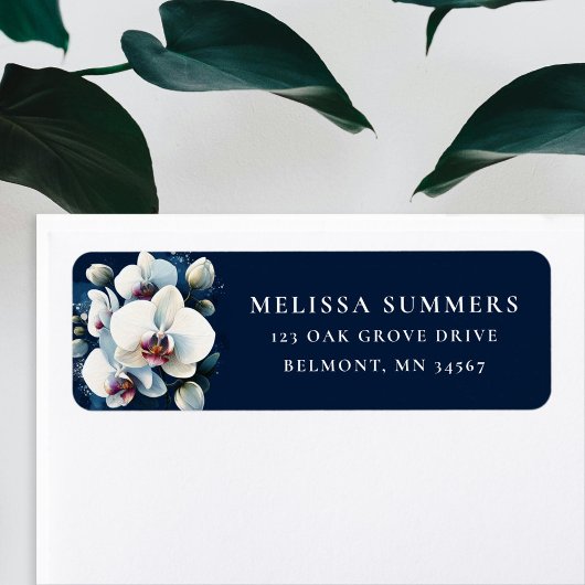 Étiquette de retour Arrière - plan bleu orchidée b