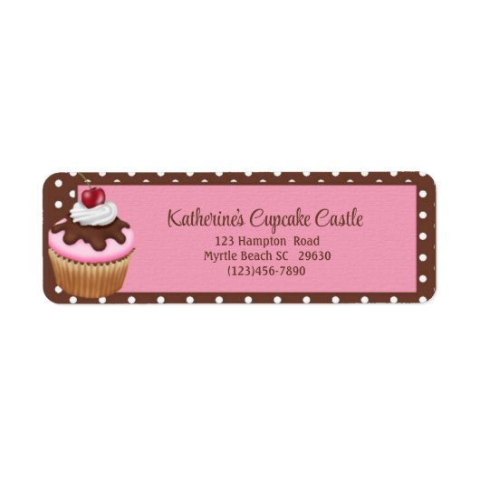 Étiquette de retour boulangerie (Devant)