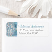 Étiquette de retour de Bow Winter Wonderland (En situation)