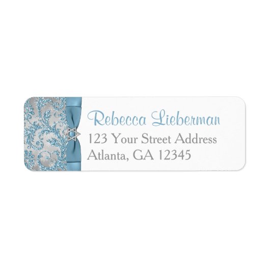 Étiquette de retour de Bow Winter Wonderland (Devant)