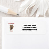 Étiquette de retour de chat d'équipage Clarinet Pe (En situation)