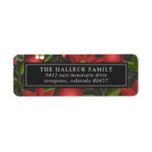 Étiquette de retour de jardin d'hiver (Devant)