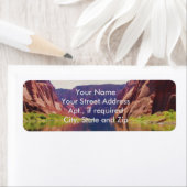 Étiquette de retour de la rivière pittoresque Colo (En situation)