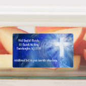 Étiquette de retour de l'église personnalisée (Apposé)