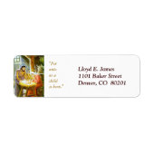 Étiquette de retour de Noël (Devant)