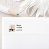 Étiquette de retour de Noël (En situation)