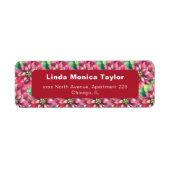 Étiquette de retour de Noël (Devant)