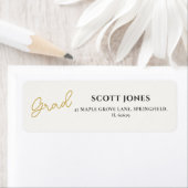 Étiquette de retour de script Or Timeless (En situation)