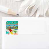 Étiquette de retour de Sea Isle City (En situation)