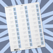 Étiquette de retour de vacances Ours polaire avec 