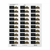 Étiquette de retour d'entreprise de ferme de tract (Feuille entière)