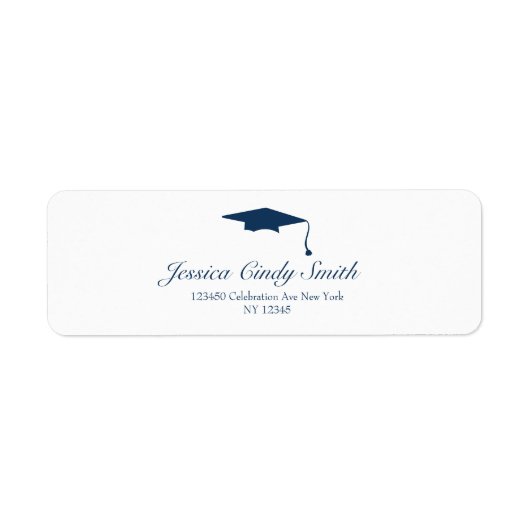 Étiquette de retour du Casquette de la Marine (Devant)