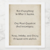 ÉTIQUETTE DE RETOUR INFINI (Étiquettes simples)